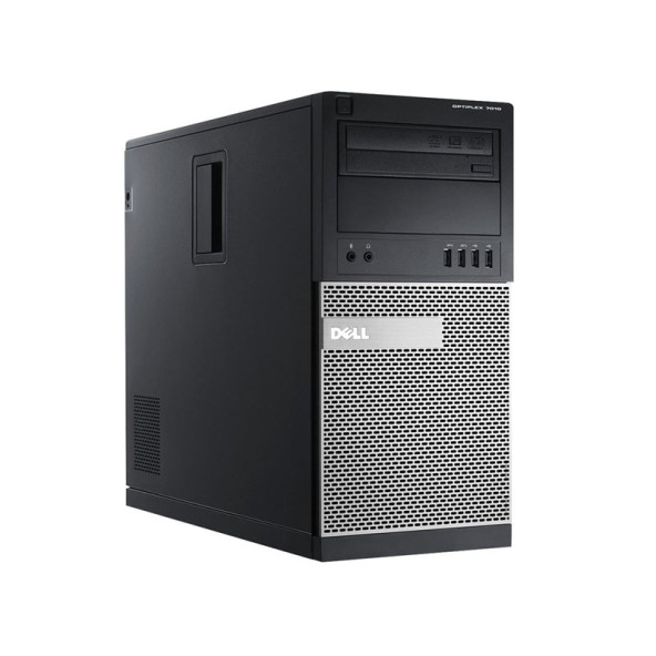 Dell Optiplex 7010 MT i7-3770 / 8GB / 128GB SATA SSD / DVD sérült ház / felújított torony számítógép