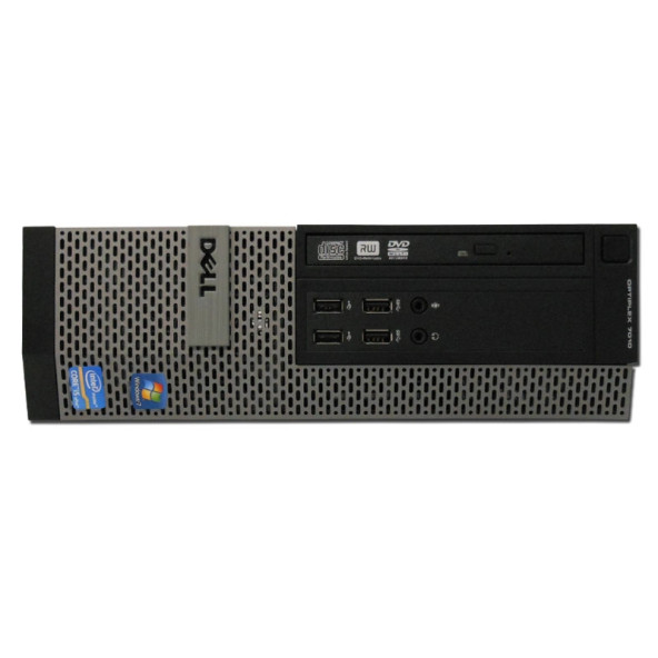 Dell Optiplex 7010 SFF i5-3570 / 8GB / 256GB SATA SSD / DVD / felújított számítógép - SFF