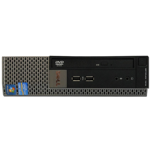 Dell Optiplex 7010 USFF i5-3570 / 8GB / 256GB SATA SSD / DVD / felújított mini számítógép