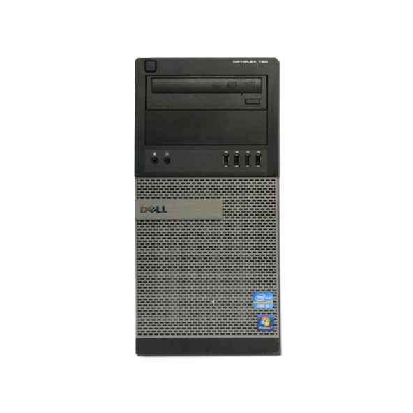 Dell Optiplex 790 MT i7-2600 / 8GB / 256GB SATA SSD / DVD / felújított torony számítógép