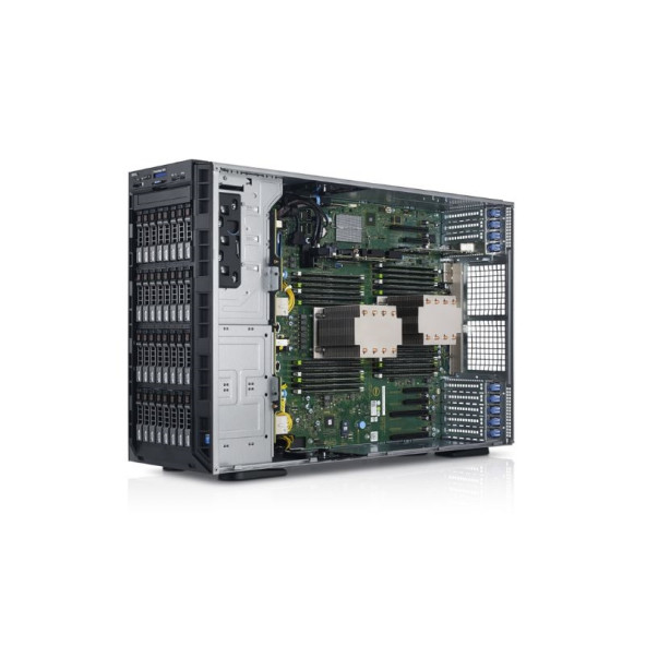 Dell Poweredge T630 16SFF 2x E5-2630v3 / 32GB / noHDD / PERC H730P 2GB / 2x1Gb Base-T / 2x750W / IDRAC8 / felújított szerver