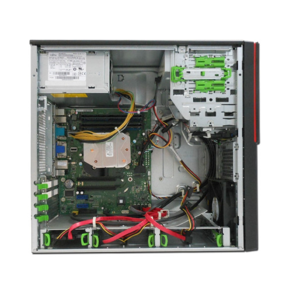 Fujitsu Celsius W530 CMT Xeon E3-1276v3 / 32GB / 512GB SATA SSD / DVD sérült előlap / felújított torony számítógép