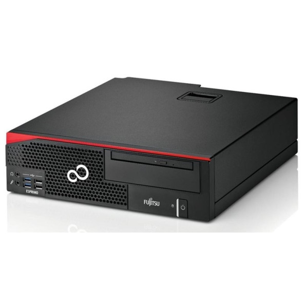 Fujitsu Esprimo D556 / 2 SFF i5-7400 / 8GB / 256GB SATA SSD / DVD / felújított számítógép - SFF