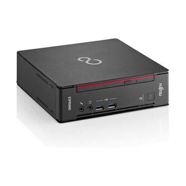 Fujitsu Esprimo Q556 / 2 Micro i5-7400T / 8GB / 256GB SATA SSD / DVD / felújított mini számítógép