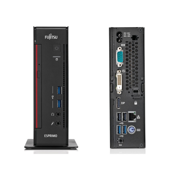 Fujitsu Esprimo Q556 Micro i5-7500T / 16GB / 256GB SATA SSD / DVD sérült ház / felújított mini számítógép