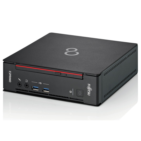 Fujitsu Esprimo Q558 Tiny i3-9100 / 8GB / 256GB NVME SSD / felújított mini számítógép