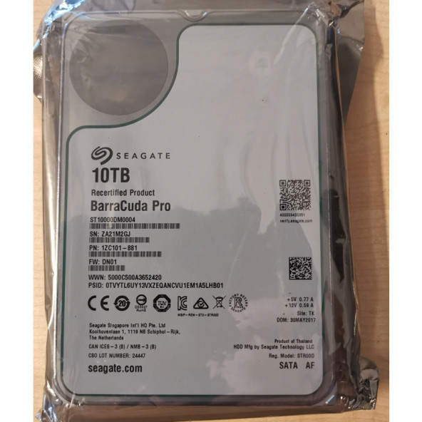 HDD Seagate 10TB 3.5