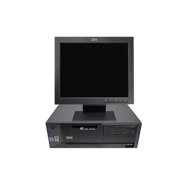 IBM THINKCENTRE P4 3000 MHZ / 512 MB / 40 GB / DVD / HASZNÁLT PC + 17" IBM HASZNÁLT TFT MONITOR