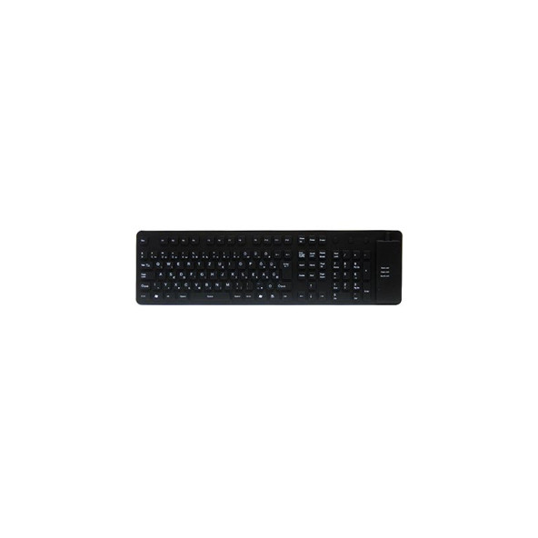 Air Touch HU billentyűzet, szilikon (USB+PS / 2, fekete)