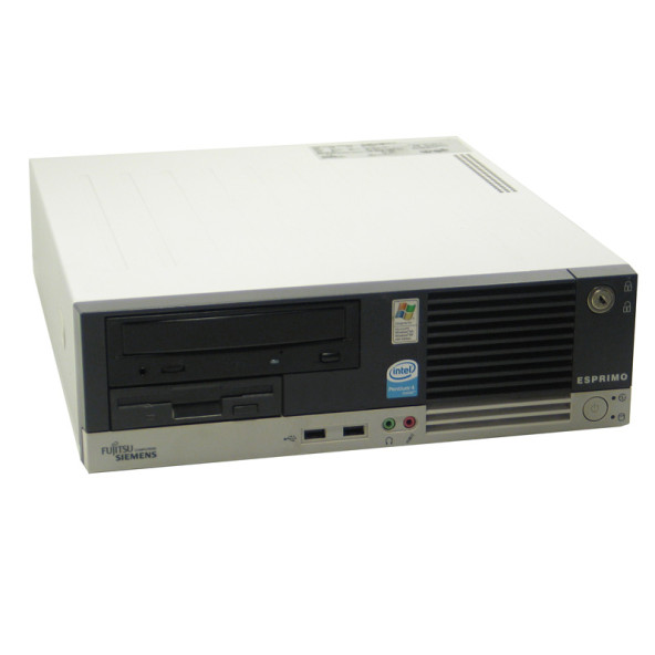 FUJITSU-SIEMENS ESPRIMO P5916 SFF P4 - 2800 MHZ / 512 MB RAM /  40 GB HDD / CD / HASZNÁLT PC