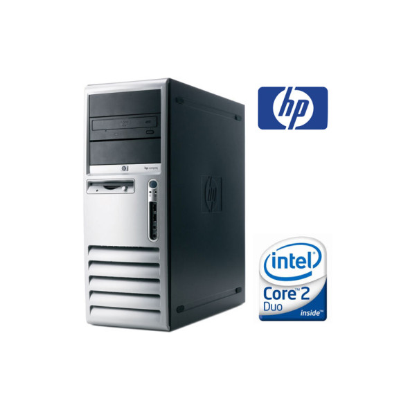 HP DC7700 CORE2DUO E6400 / 1024 MB DDR2 / 80 GB / DVD-ÍRÓ / HASZNÁLT PC