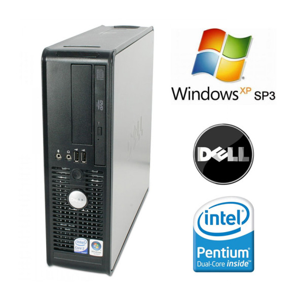 DELL 745 SFF Core 2 Duo E2140 / 1024 MB Ram / 80 GB HDD / DVD / Win XP Prof. / Használt számítógép