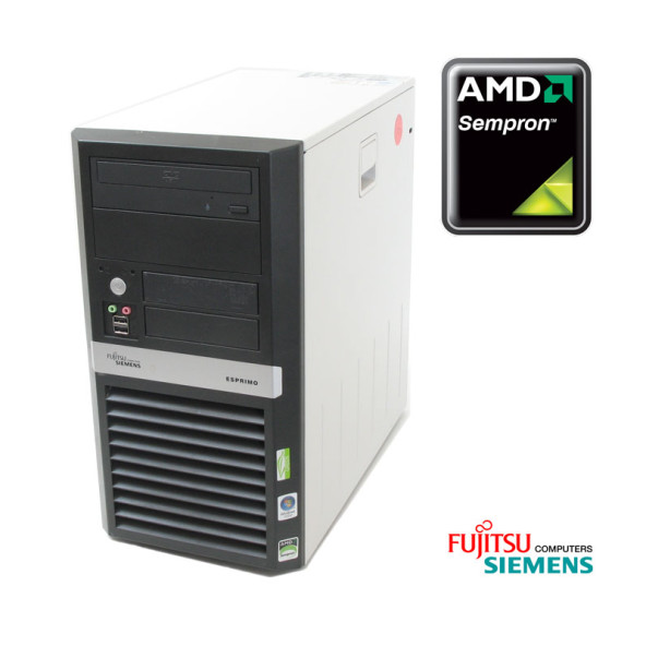 FUJITSU SIEMENS ESPRIMO P5625EPA AMD SEMPRON LE1250 / 2.20GHz / 1024MB / 80GB / DVD / Használt számítógép