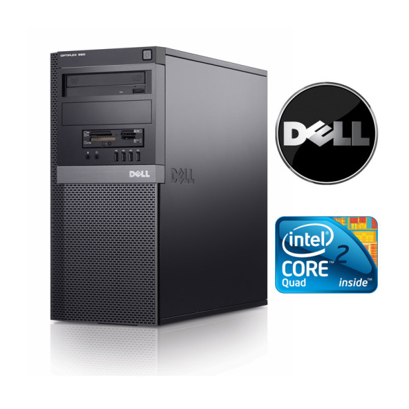Dell OptiPlex 960 Core2 Quad Q9400 / 4GB RAM / 500GB HDD / DVD-íRÓ / Használt számítógép