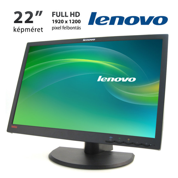 Lenovo ThinkVision L220x használt 22"-os LCD monitor