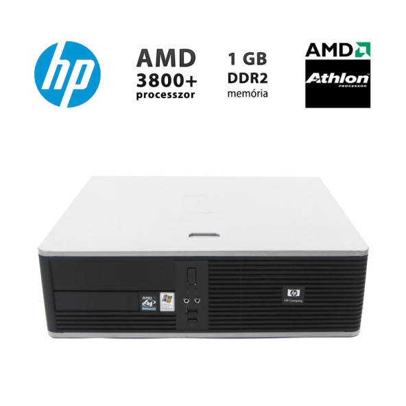 HP dc5750 SFF AMD 3800+ / 1 GB / 80 GB / HASZNÁLT SZÁMÍTÓGÉP