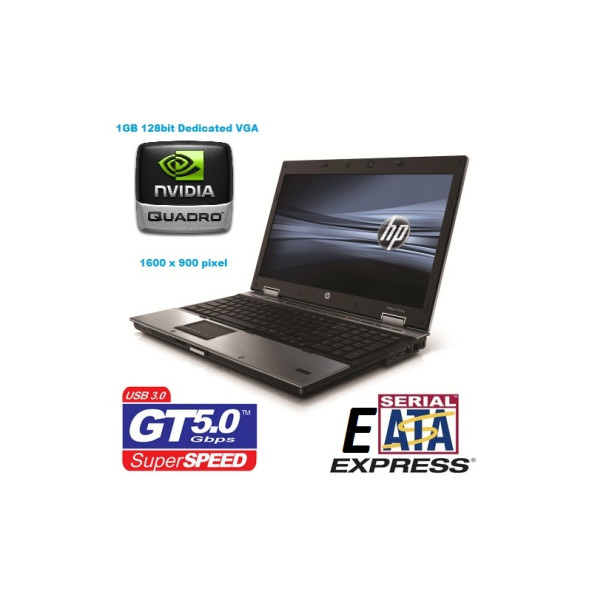 HP EliteBook 8540p i5-520M / 4GB / 250GB / DVD-RW / 1GB NV Quadro 15,6 LED használt laptop