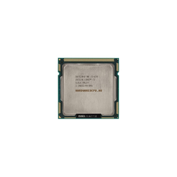Intel I5-650 3,2 GHz / 4 MB  / S1156 használt processzor