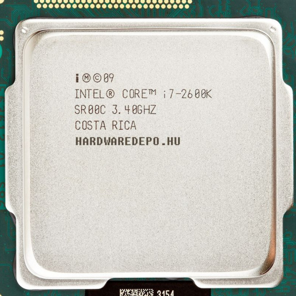 Intel Core i7-2600K (3,4GHz / 8MB) (s1155) BOX processzor