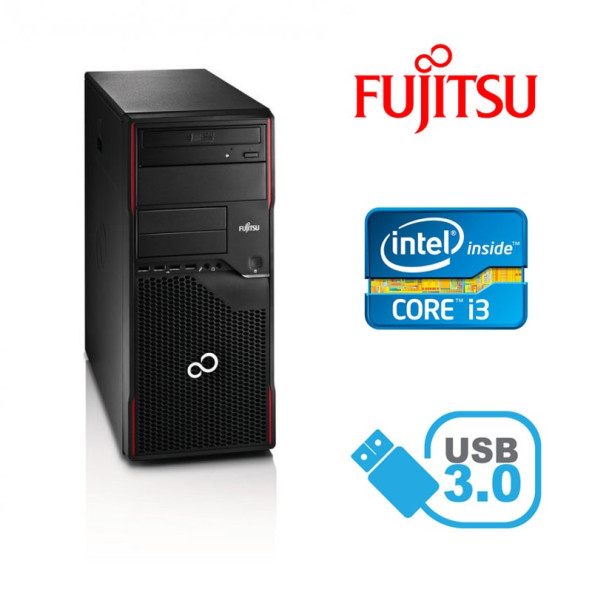 Fujitsu P900 E85+ / Core i3-2100 / 4 GB RAM / 250 GB HDD / használt számítógép
