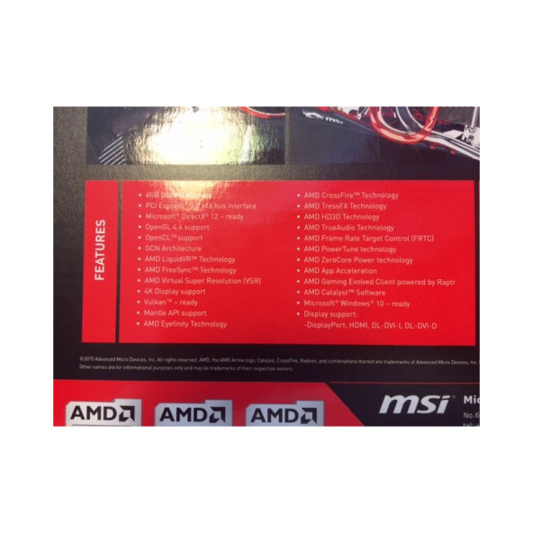 MSI R9 380 GAMING 4G R9 380 4GB GDDR5 PCIE / használt videokártya garanciával