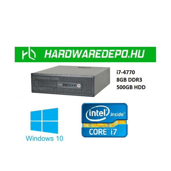 HP Prodesk 600 G1 SFF i7-4770 / 8GB / 500GB / DVD