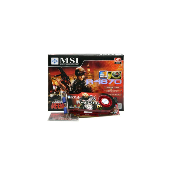 MSI Radeon HD 4870 512MB DDR5, 256bit, DVI, TV-out (PCX)