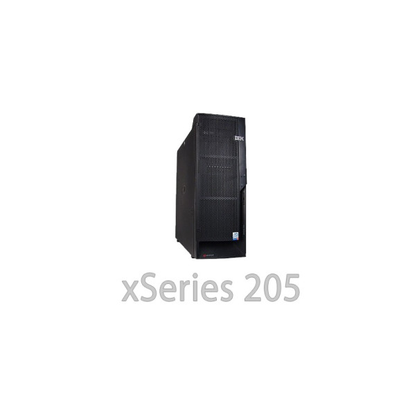 IBM XSERIES 205 eSERVER P4 - 2800 MHZ / 512 MB / 18,6 GB / CD / TORONY HÁZ / HASZNÁLT SZERVER