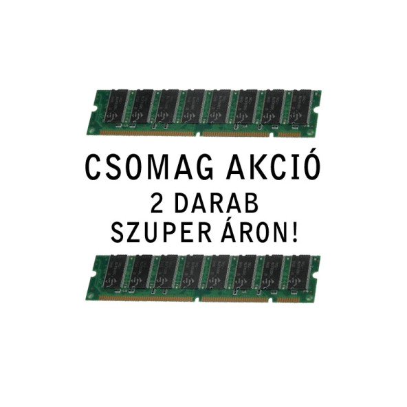 SD RAM 2*256 MB / 133 MHz HASZNÁLT, CSOMAG AKCIÓ 2 DB OLCSÓN