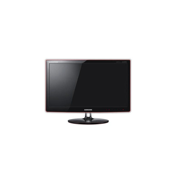 Samsung 27" P2770HD Wide LCD monitor-tv (fényes fekete-piros)