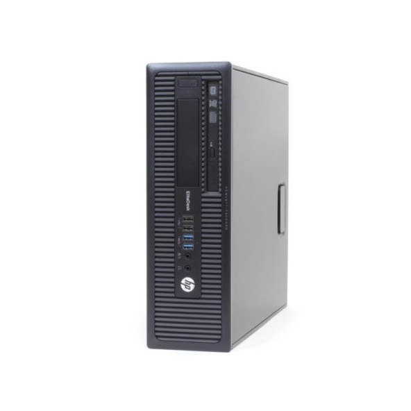 HP EliteDesk 800 G1 SFF i5-4690 / 8GB / 128GB SATA SSD / DVD / felújított számítógép - SFF