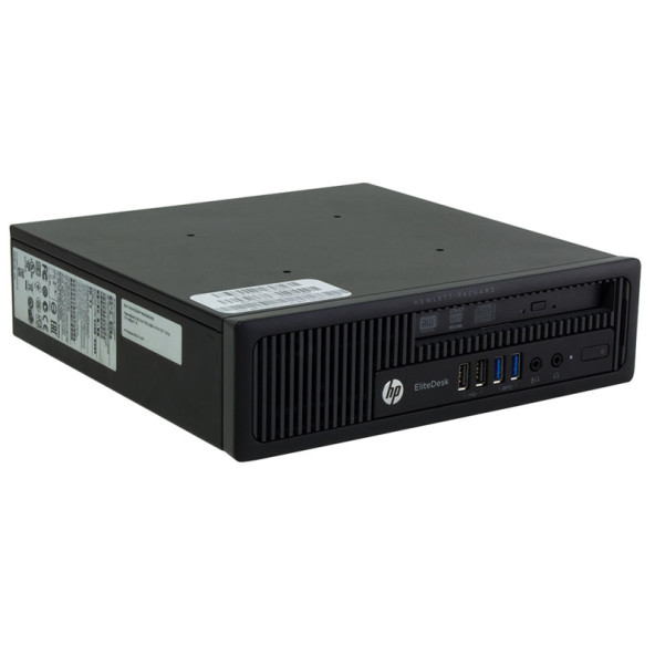 HP EliteDesk 800 G1 USDT i5-4590S / 8GB / 256GB SATA SSD / DVD / felújított mini számítógép