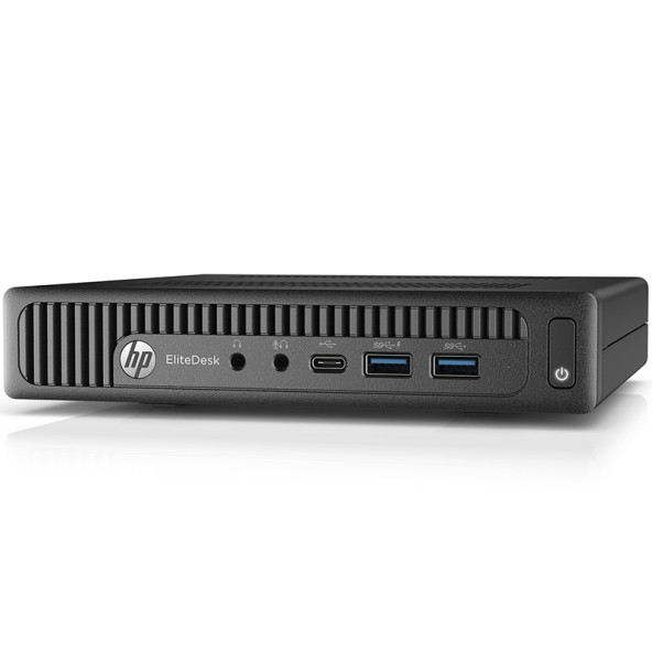 HP EliteDesk 800 G2 DM i3-6300T / 8GB / 256GB SATA SSD / felújított mini számítógép