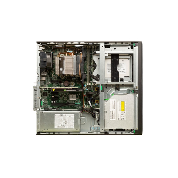 HP Workstation Z240 SFF Xeon E3-1245v5 / 16GB / 256GB NVME SSD / DVD / AMD FirePro W2100 / felújított PC - workstation