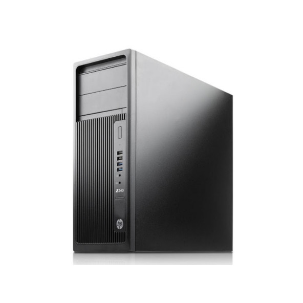 HP Workstation Z240 TWR Xeon E3-1240v5 / 16GB / 256GB NVME SSD / DVD / Nvidia Quadro K2200 / felújított PC - workstation