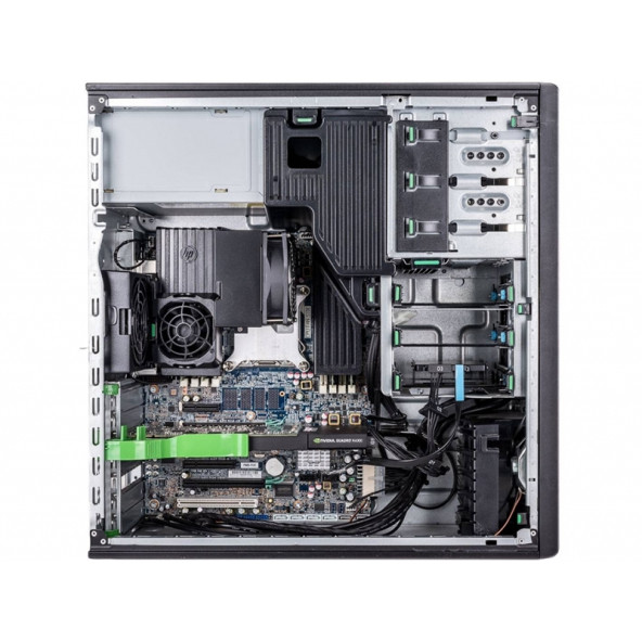 HP Workstation Z420 TWR Xeon E5-1650 / 32GB / 256GB SATA SSD / Nvidia Quadro M2000 / felújított mini számítógép