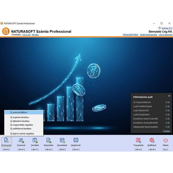NATURASOFT SZÁMLA PROFESSIONAL SZÁMLÁZÓ PROGRAM