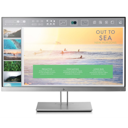 23" TFT HP EliteDisplay E233 Fekete / ezüst "B" / felújított monitor