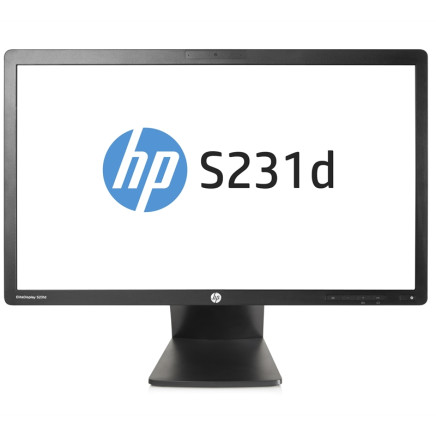 23" TFT HP EliteDisplay S231D Fekete "B" / felújított monitor