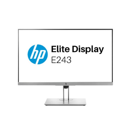 24" TFT HP EliteDisplay E243 Fekete / Ezüst talp nélküli / felújított monitor