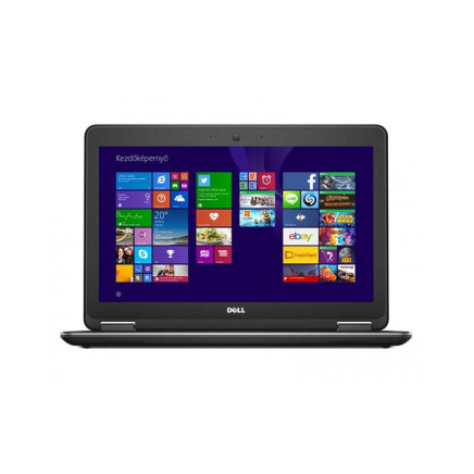 Dell Latitude E7250 12" i7-5600U / 8GB / 128GB SATA SSD / webcam / 1366x768 "B" / felújított notebook