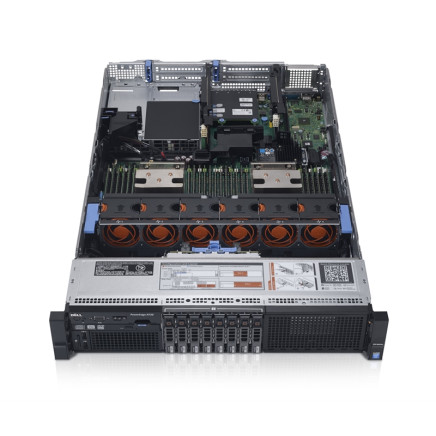 Dell Poweredge R730 8LFF 2x Xeon E5-2640v3 / 64GB / PERC H730 1GB / 2x1Gb+2x10Gb Base-T / 2x750W / IDrac8 Ent. / Rail kit