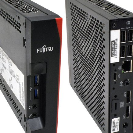 Fujitsu Futro S7010 Thin Client Celeron J4125 / 4G / 32GB SATA SSD sérült ház / felújított mini számítógép