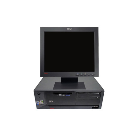 IBM THINKCENTRE P4 3000 MHZ / 512 MB / 40 GB / DVD / HASZNÁLT PC + 17&quot; IBM HASZNÁLT TFT MONITOR