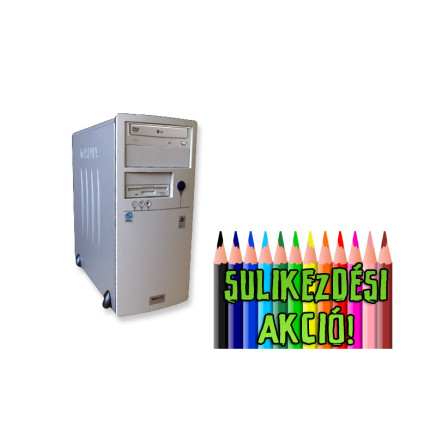 MAXDATA használt számítógép, Intel Pentium 4 2400 MHz / 512mb ram / 40gb HDD / Floppy / DVD rom