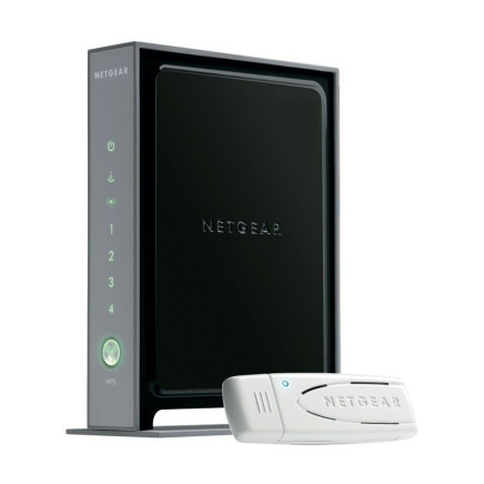 Netgear WNB2100 router és USB-s vevő