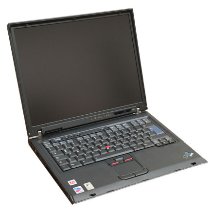 IBM T43 P4 LAPTOP 1860 MHZ / 1024 MB / 60 GB /  14.4&quot; / HASZNÁLT LAPTOP / HASZNÁLT NOTEBOOK