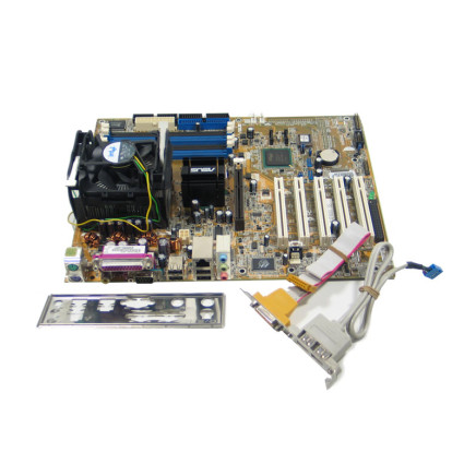 ASUS P4P800 SE S478 HASZNÁLT ALAPLAP + INTEL PENTIUM 4 - 3000 MHZ PROCESSZOR + AJÁNDÉK INTEL HÜTŐ