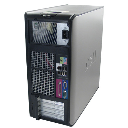 DELL OPTIPLEX 755 CORE2DUO E6550 / 4096 MB RAM / 750 GB HDD / DVD / HASZNÁLT SZÁMÍTÓGÉP