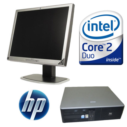 HP DC5700 CORE2DUO E6300 HASZNÁLT SZÁMÍTÓGÉP + HP 2035 20&quot; HASZNÁLT MONITOR